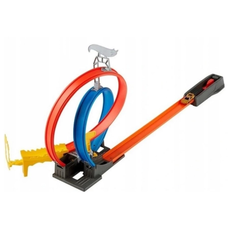 Hot Wheels Wyzwanie Podwójna Pętla Tor + Autko Zestaw Energy Track GND92